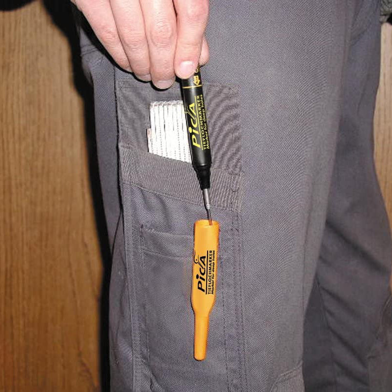 Marcador para Agujeros Profundos PICA INK Negro