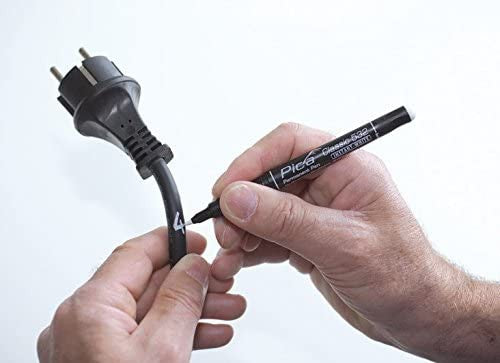 MARCADOR PERMANENTE BALA MEDIO PICA CLASSIC BLANCO