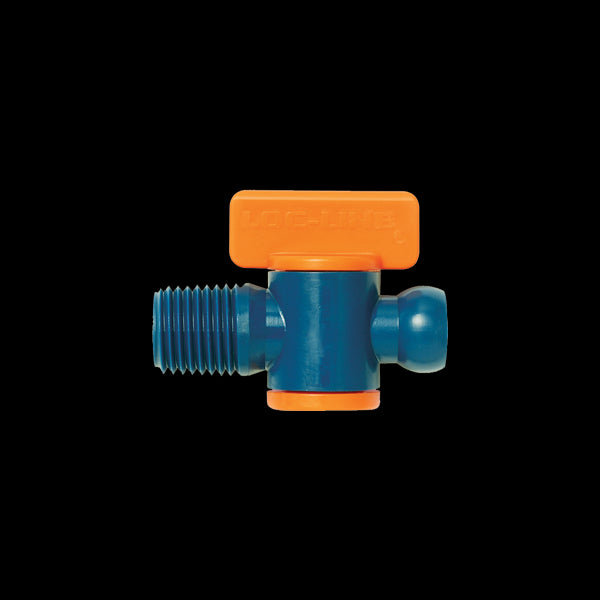 GRIFO MACHO 1/4 NPT LOC-LINE 1/4" (X)