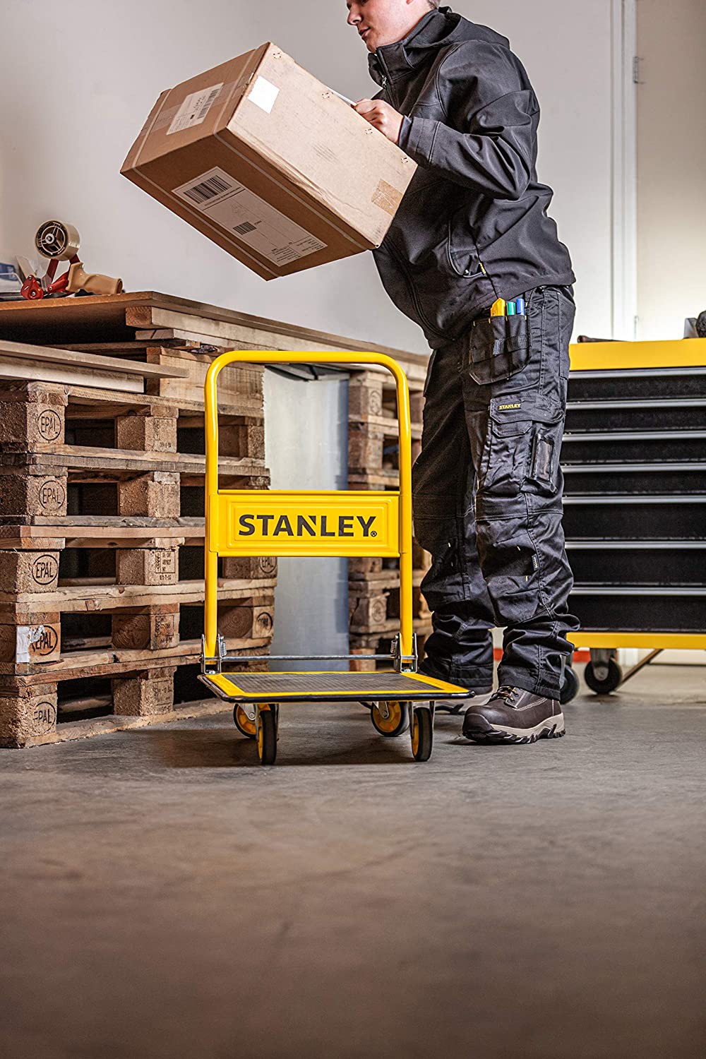 CARRO DE ACERO PLEGABLE 150KG STANLEY SXWTD-PC527