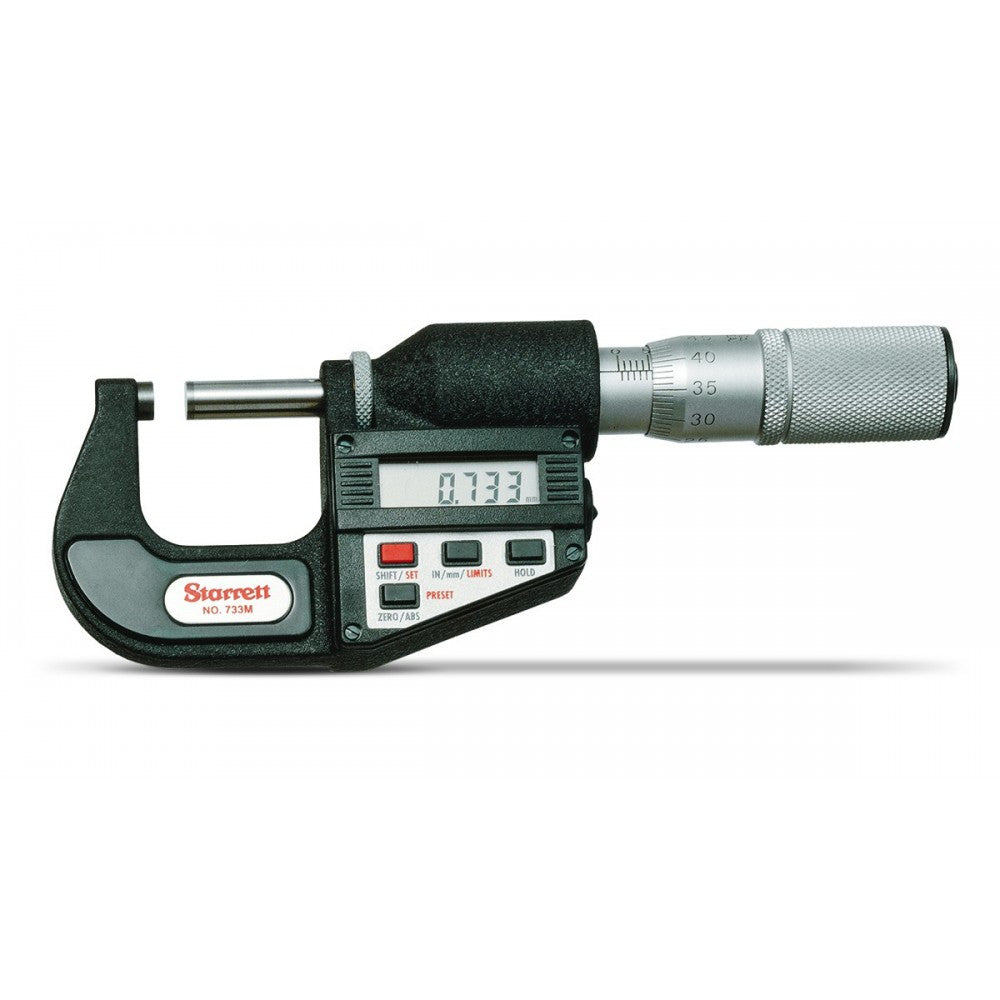 MICROMETRO ELECTRONICO STARRETT 0-25 734MXFL-25