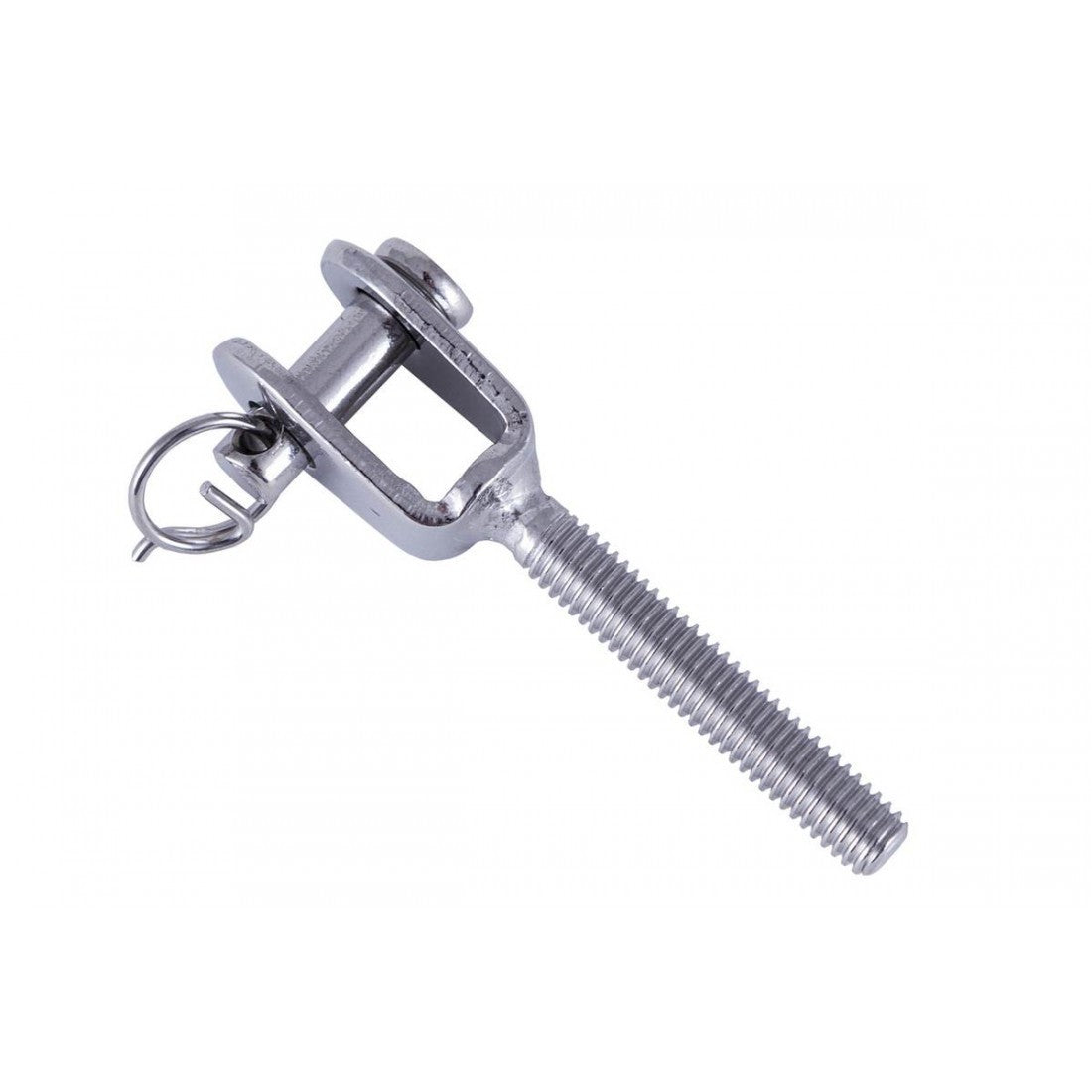 Terminal horquilla rosca externa izquierda M-6 inox A-316