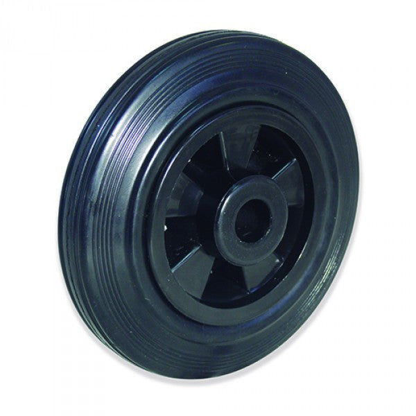 Rueda Gayner negra de plástico y goma 10-36/3