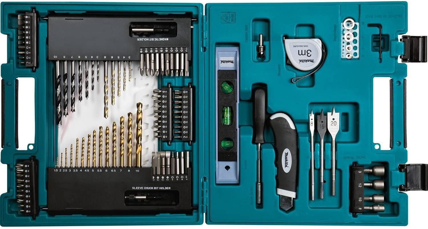 Maletín de brocas y puntas Makita MACCESS 104 piezas D-31778