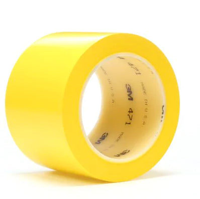 Cinta adhesiva de Vinilo Amarillo Premium 3M 471A50 X 33 MT