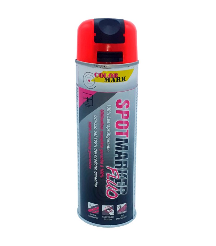 MARCADOR FUORESCENTE 500ML SPOTMARKER ROJO