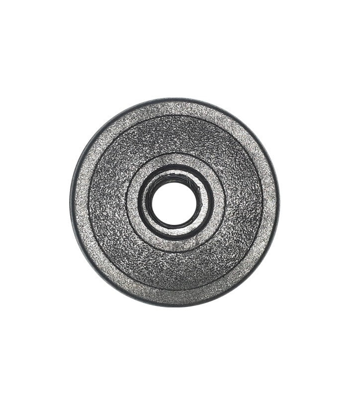 TOPE INTERIOR NEGRO ROSCADO M-8 PARA TUBO REDONDO