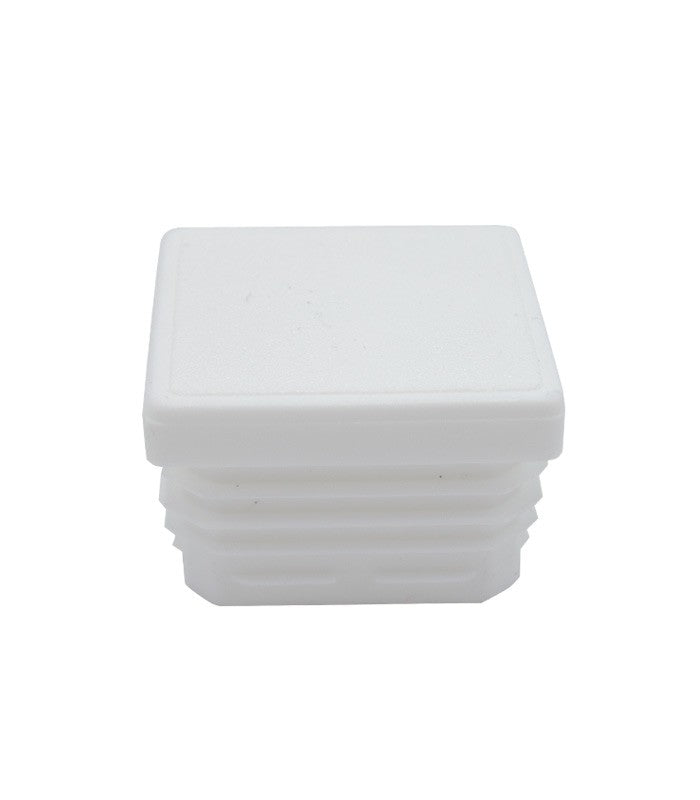 TAPÓN INTERIOR BLANCO PARA TUBO CUADRADO