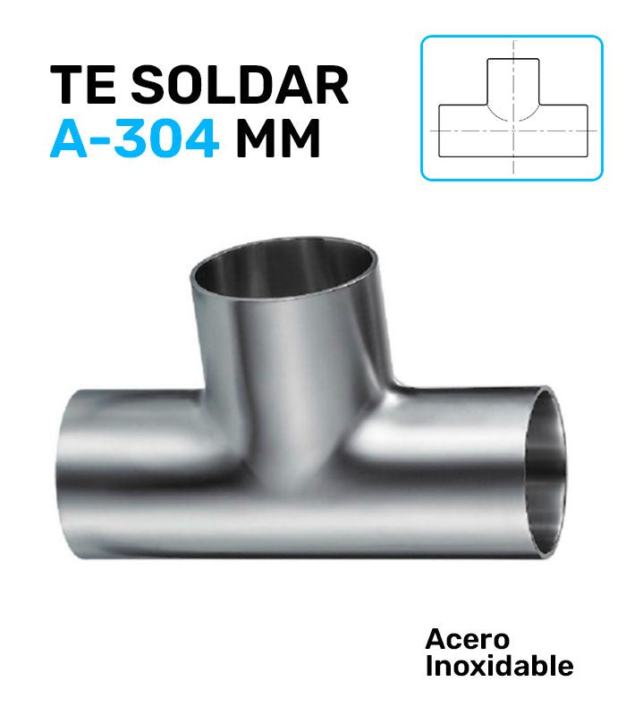 TE A/INOX A-304 SOLDAR SERIE MILIMÉTRICA