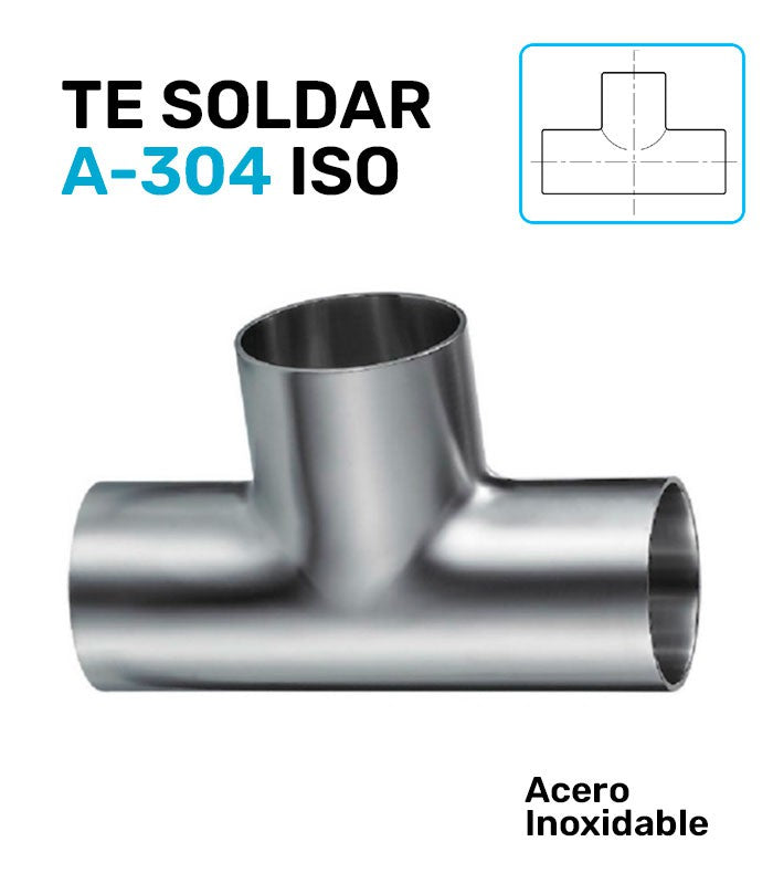 TE A/INOX A-304 SOLDAR SERIE ISOMÉTRICA