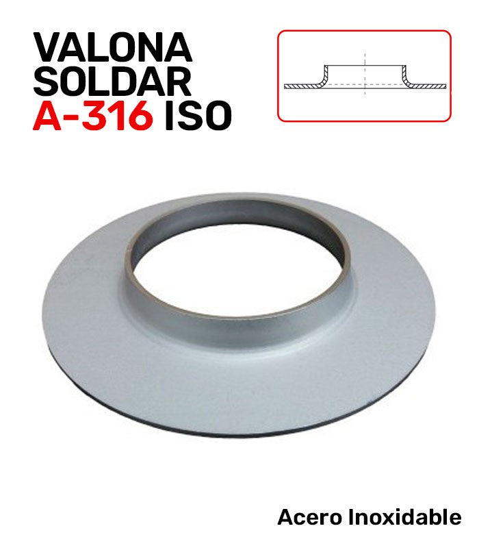 Valona Acero Inoxidable A-316 Soldar Serie Isométrica