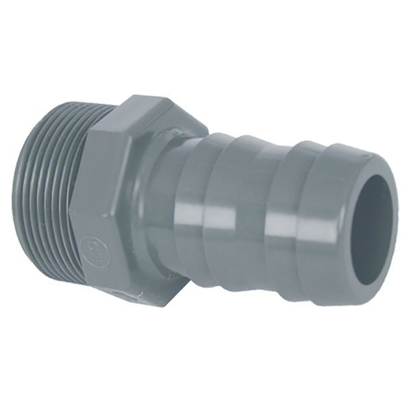 PUNTERA MANGUERA PVC ROSCA MACHO
