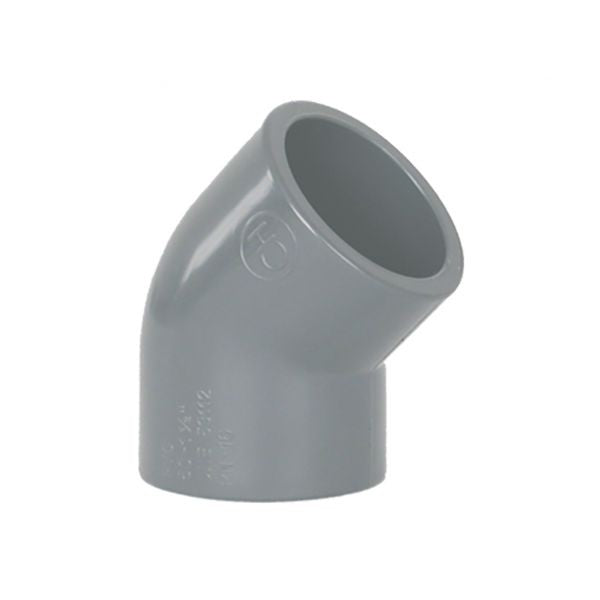 CODO PVC PRESION 45º