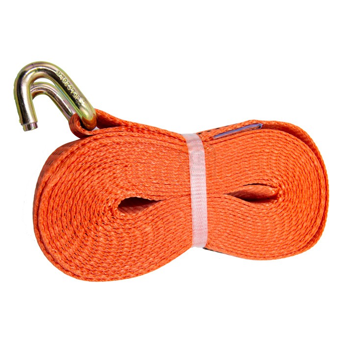 CINTA NARANJA 50MM X 8,5MT CON GANCHO GD