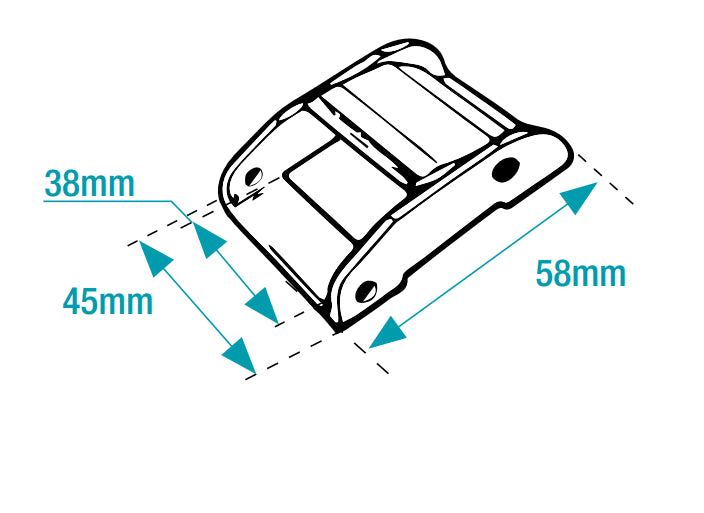 CINTA + HEBILLA 35MM AMARILLO TS40/35 4MT