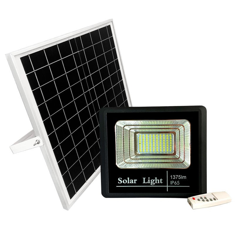 FOCO SOLAR LED C/MANDO A DISTANCIA 60W 1375Lm