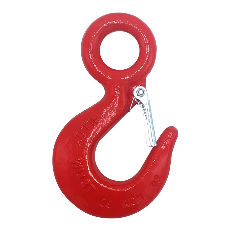 GANCHO DE OJO G80 CON PESTILLO DE SEGURIDAD 3 TON