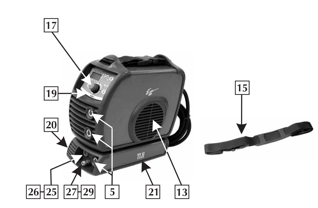 ENCHUFE RAPIDO MACHO 4MM. GAS TORCHA TIG 19.50.038