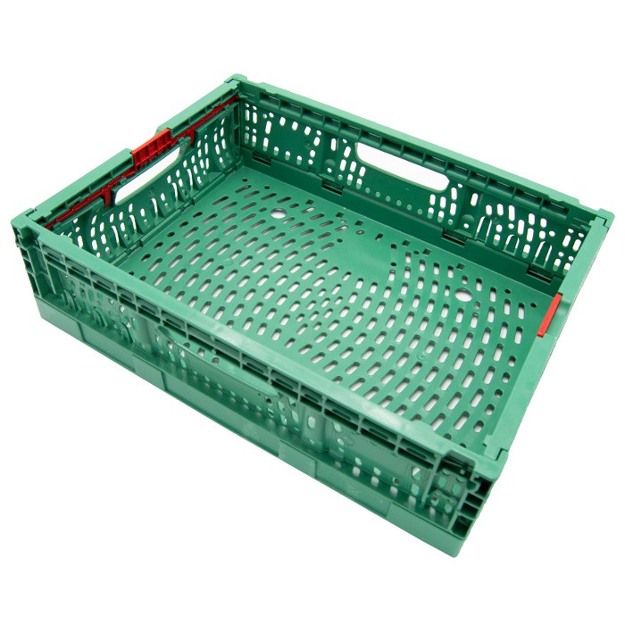 Caja Plegable PLS 4310 2ª C Verde Oliva Asas Rojas