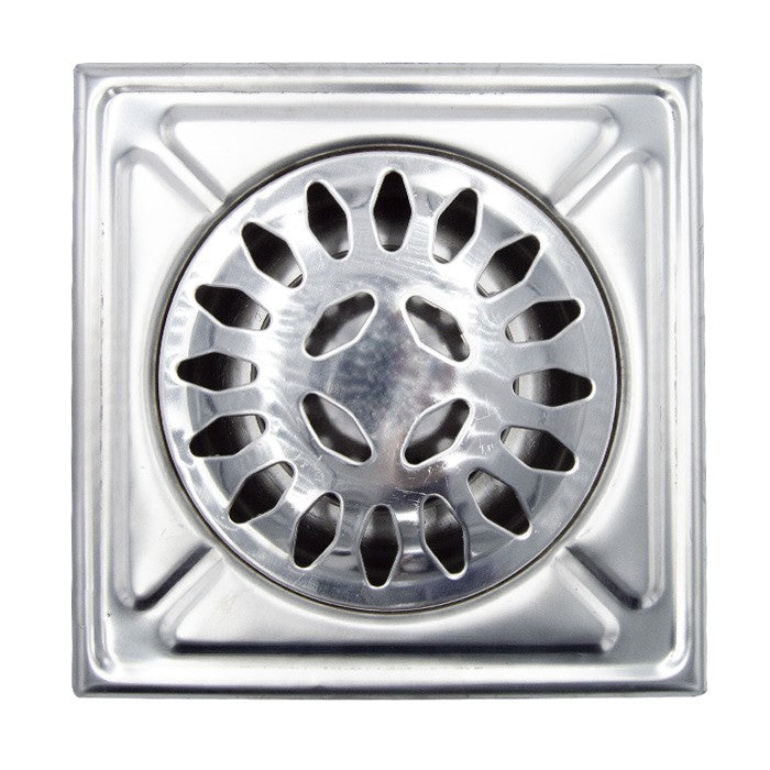 Sumidero desmontable de acero inoxidable pulido A-304 250X250