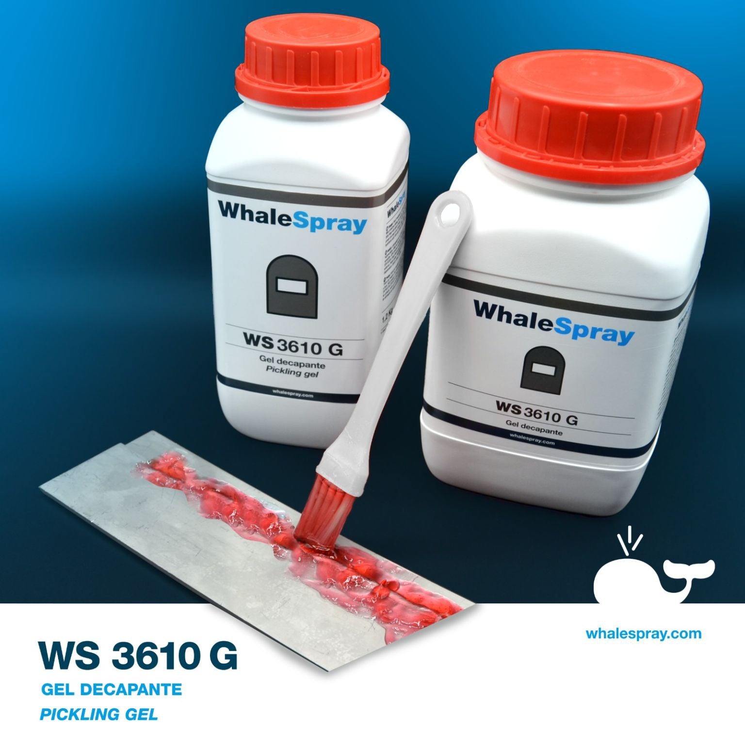 Gel Decapante WHALE SPRAY WS 3610 G Bote 2 Kg