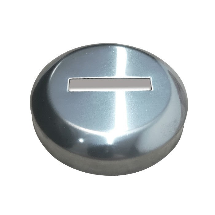 Embellecedor inox A-304 Ø80 orificio 40x8