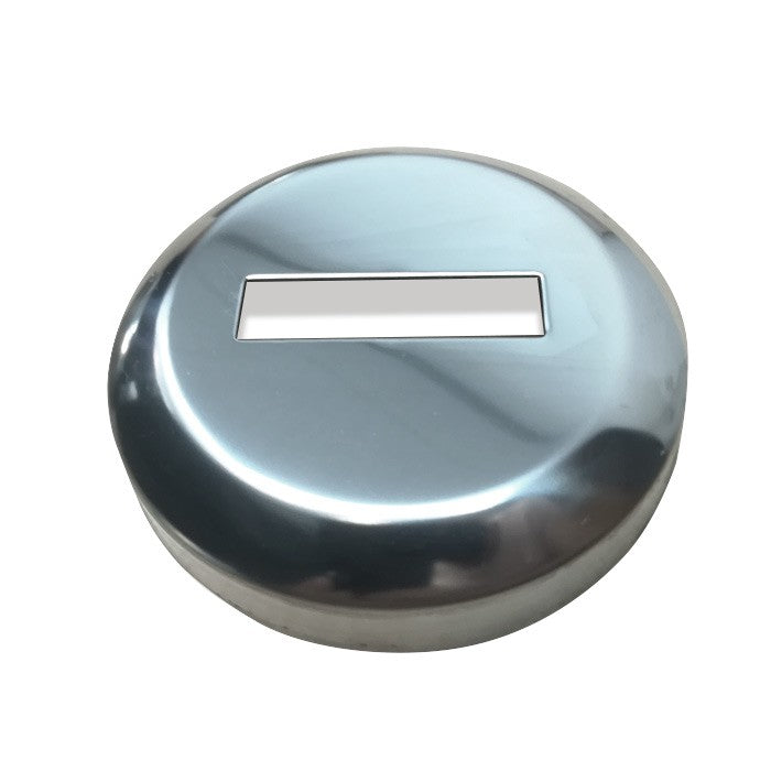 Embellecedor inox A-304 Ø80 orificio 40x10