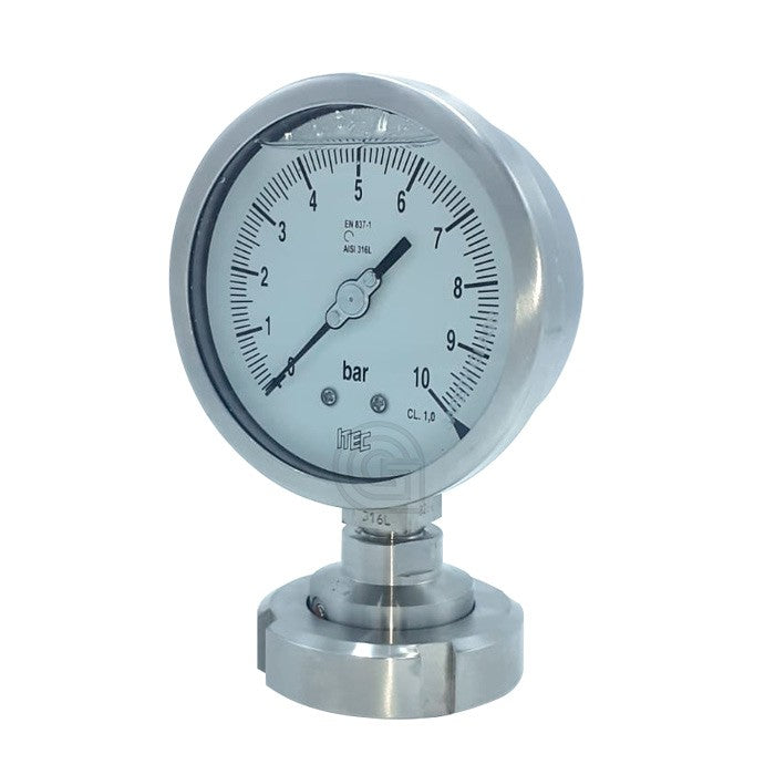 MANOMETRO P101 DN100 NW40/50 HEMB RADIAL CON GLICERINA