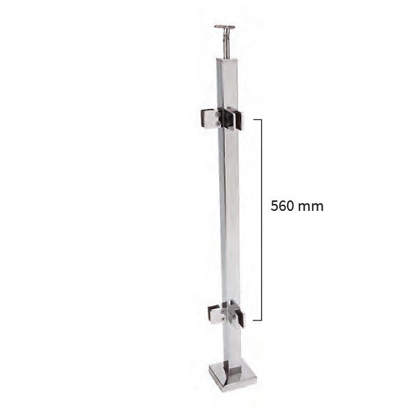 PILAR SUELO 40X40X2X1000 4 PINZAS ESQ.A-316BA ART.