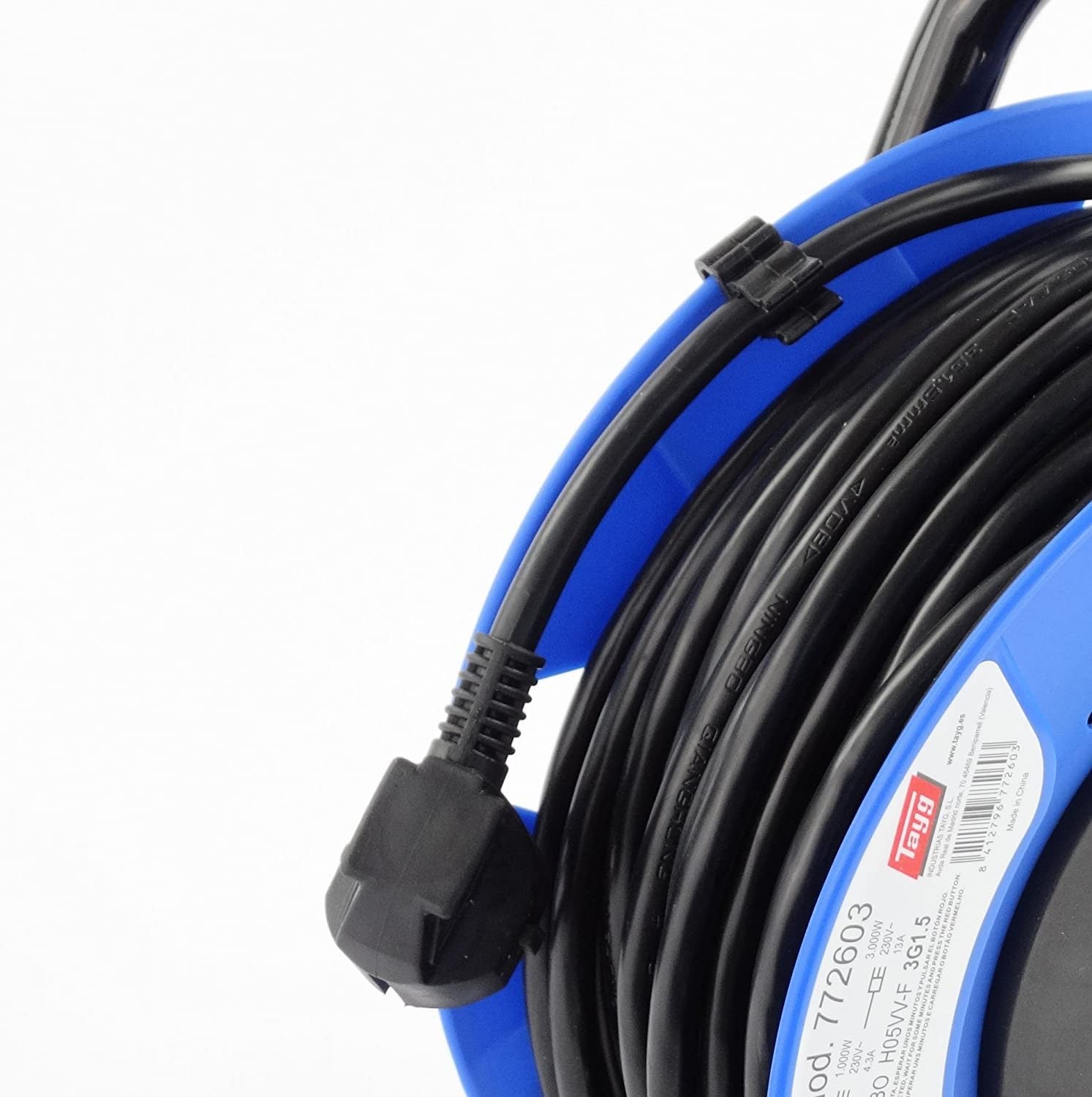 Extensible Eléctrico 25 MT Tayg 4X1,5 IP20