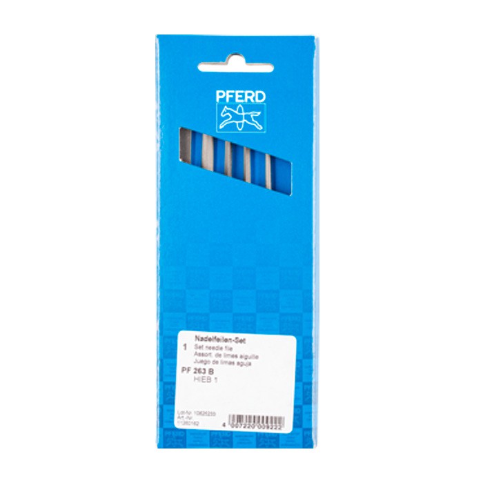 Juego de 6 limas de aguja Pferd PF 263 160MM C1 009222