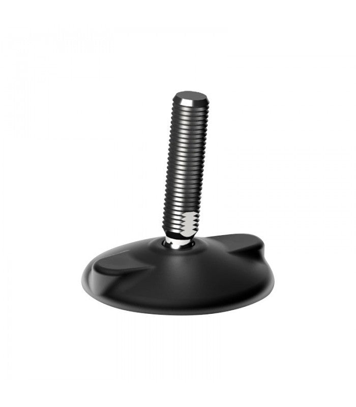 Pie regulable D102 de TECOM articulado con base de poliamida
