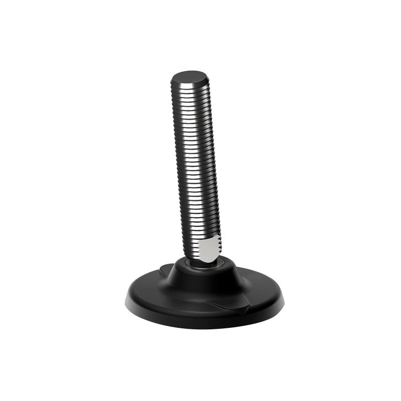 Pie regulable Inox D122 de TECOM articulado con base de poliamida