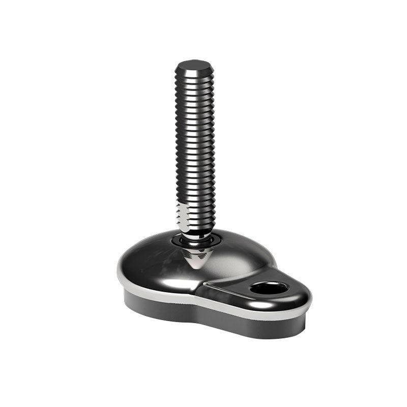 Pie regulable Inox D65X96 de Tecom articulado Esterilizable