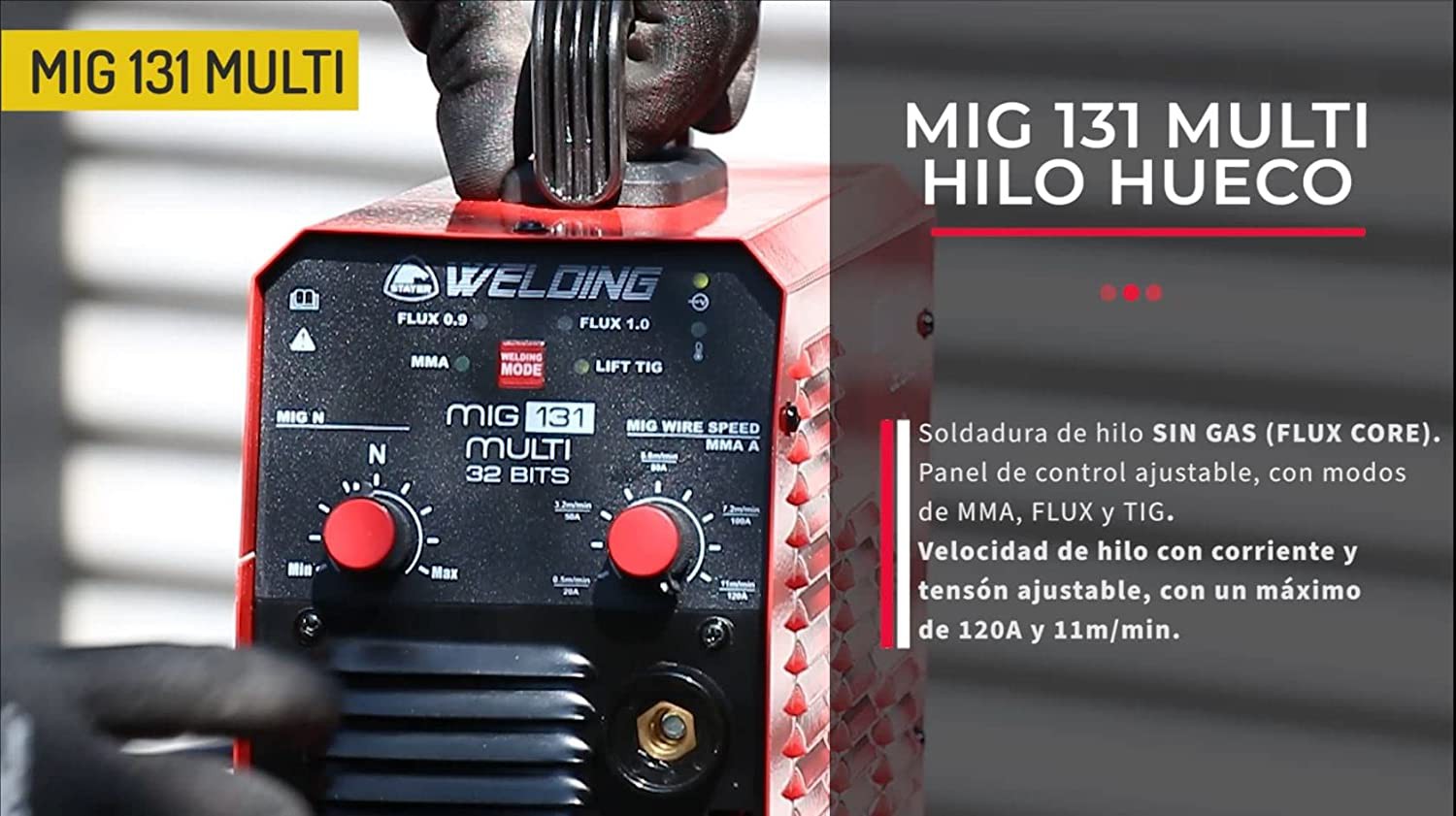 Equipo de soldadura inverter Stayer MIG 131 MULTI
