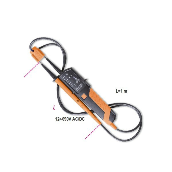 Tester combinado de tensión y continuidad 12-690 V AC/DC Beta 1760PT