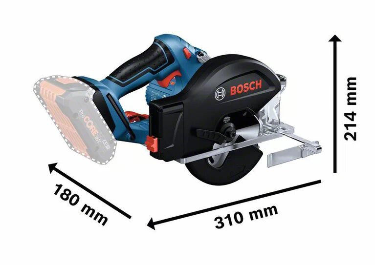 Sierra Circular Bosch GKM 18V-50