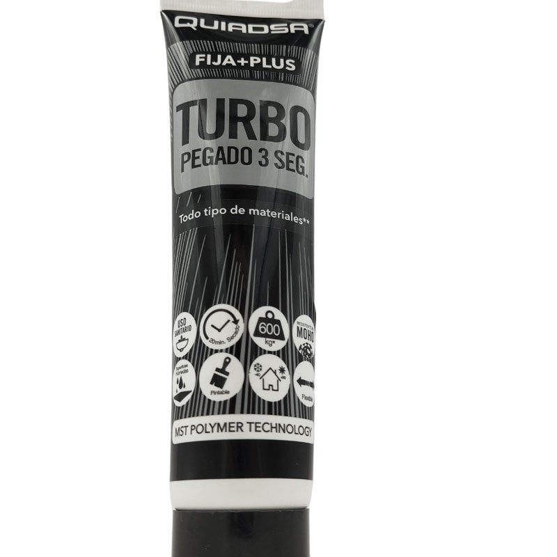 Tubo de Polímero Blanco Adhesivo TURBO