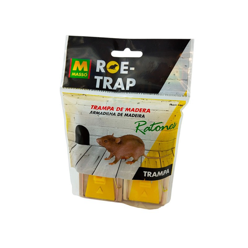 TRAMPA DE MADERA RATONES ROE-TRAP