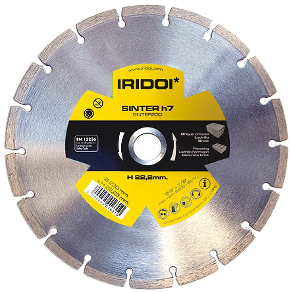 Disco diamante construcción SINTER H7 Ø230