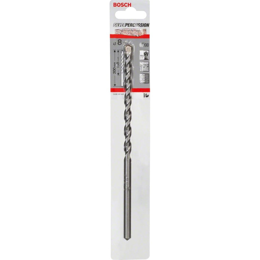 Broca CYL-3 Silver Percussion Bosch Hormigón Ø8X150X200MM
