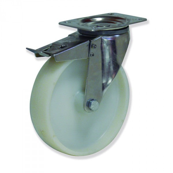 RUEDA GAYNER NYLON D-150 GIRATORIA INOX. 35 - 334-FD