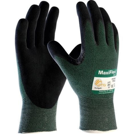 Guantes poliuretano Verde MAXIFLEX CUT 3B T-8