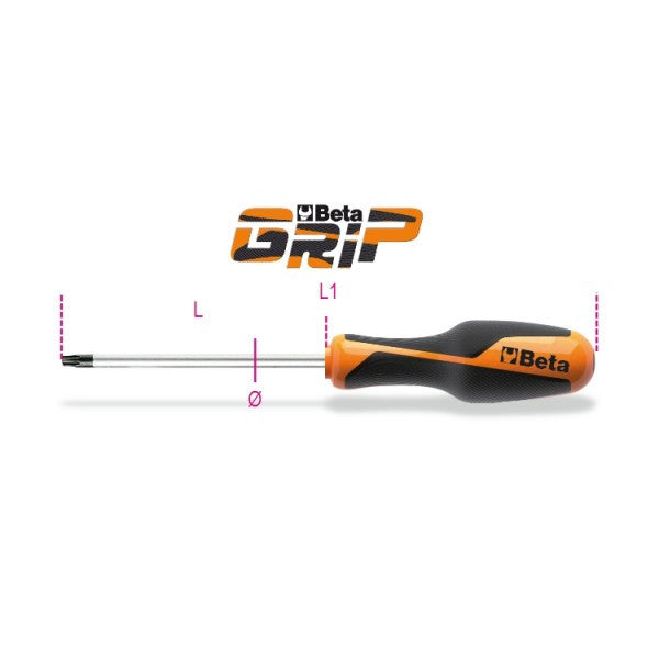 Destornillador Torx BETAGRIP 1267TX T5X50