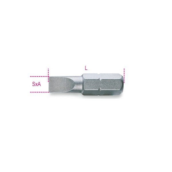 Punta destornillador plano Beta 861LP 1,0x5,5