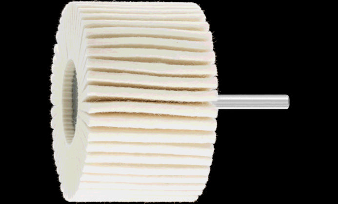 Abanico de fieltro con mango FLS 8050/6 W blanda