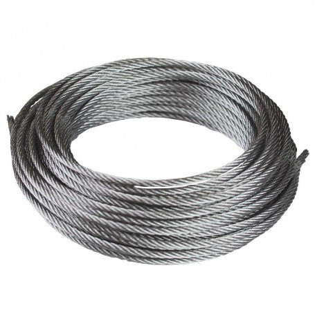 Cable De Acero Inoxidable T316 1/16" - Estructura 7x7, Longitud 100 Pies (30.5m Aprox.)