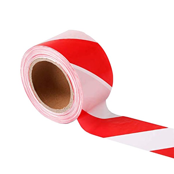 ROLLO CINTA BALIZA BLANCA/ROJA 70MMX200M