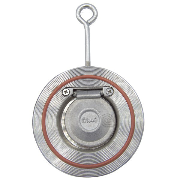 Válvula de retención a clapeta Wafer INOX A316 DN-65
