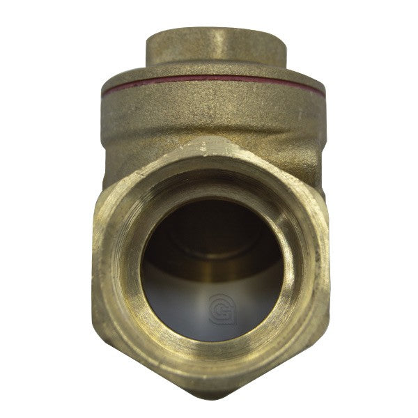 VÁLVULA RETENCIÓN CLAPETA LATÓN C/MET 1-1/2"